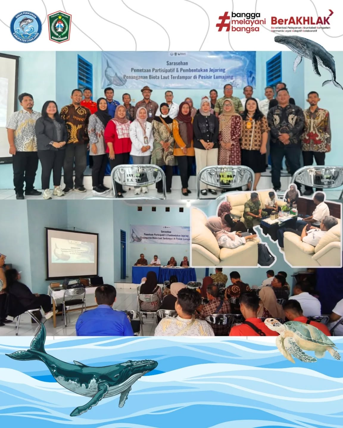 Sarasehan Pemetaan Partisipatif & Pembentukan Jejaring Penanganan Biota Laut Terdampar