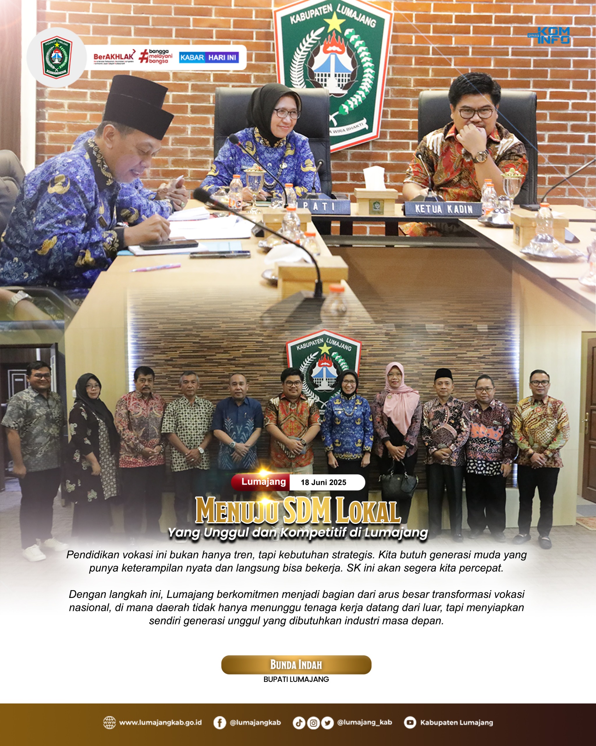 Lumajang Siap Cetak SDM Unggul dan Siap Kerja!