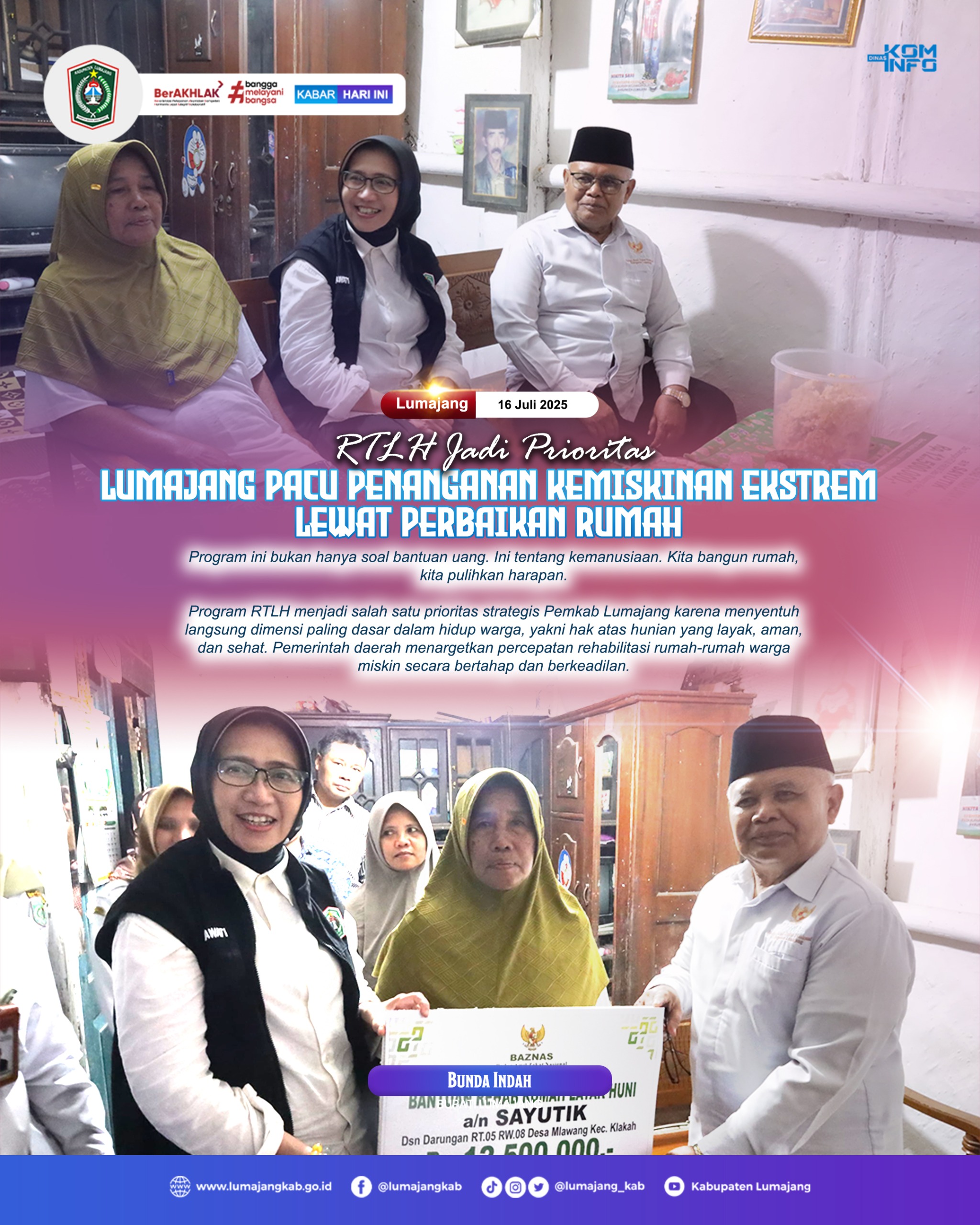 RTLH Jadi Prioritas! Rumah Layak, Harapan Bangkit!