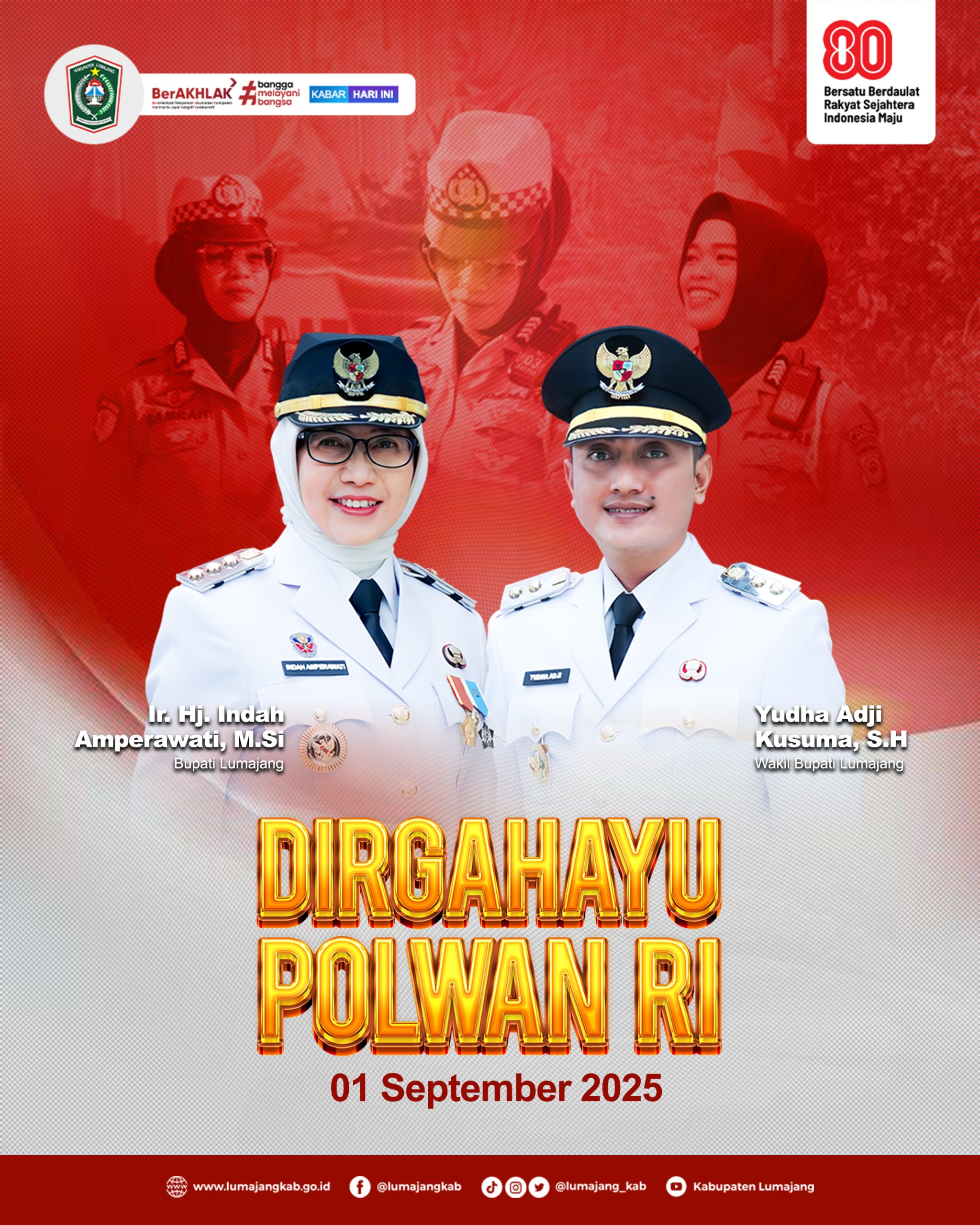 Selamat Hari Jadi ke-77 Polisi Wanita Republik Indonesia 
