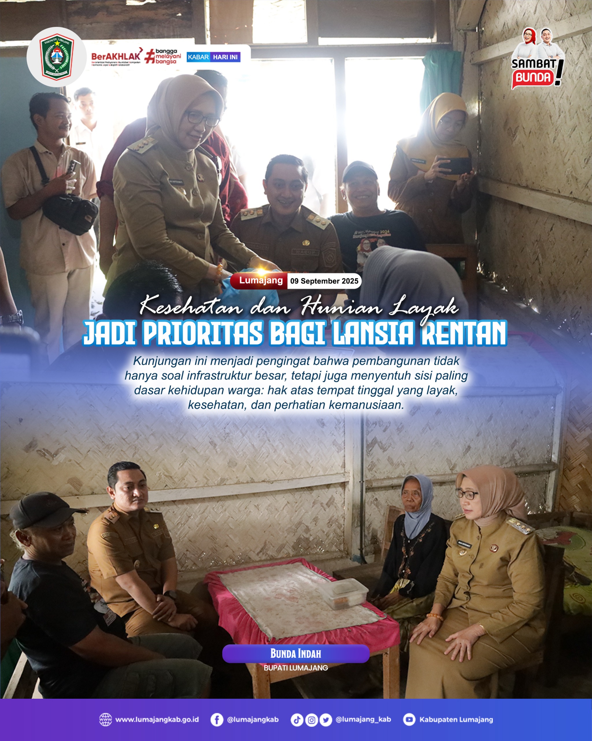 Kesehatan & Hunian Layak Jadi Prioritas Bagi Lansia Rentan
