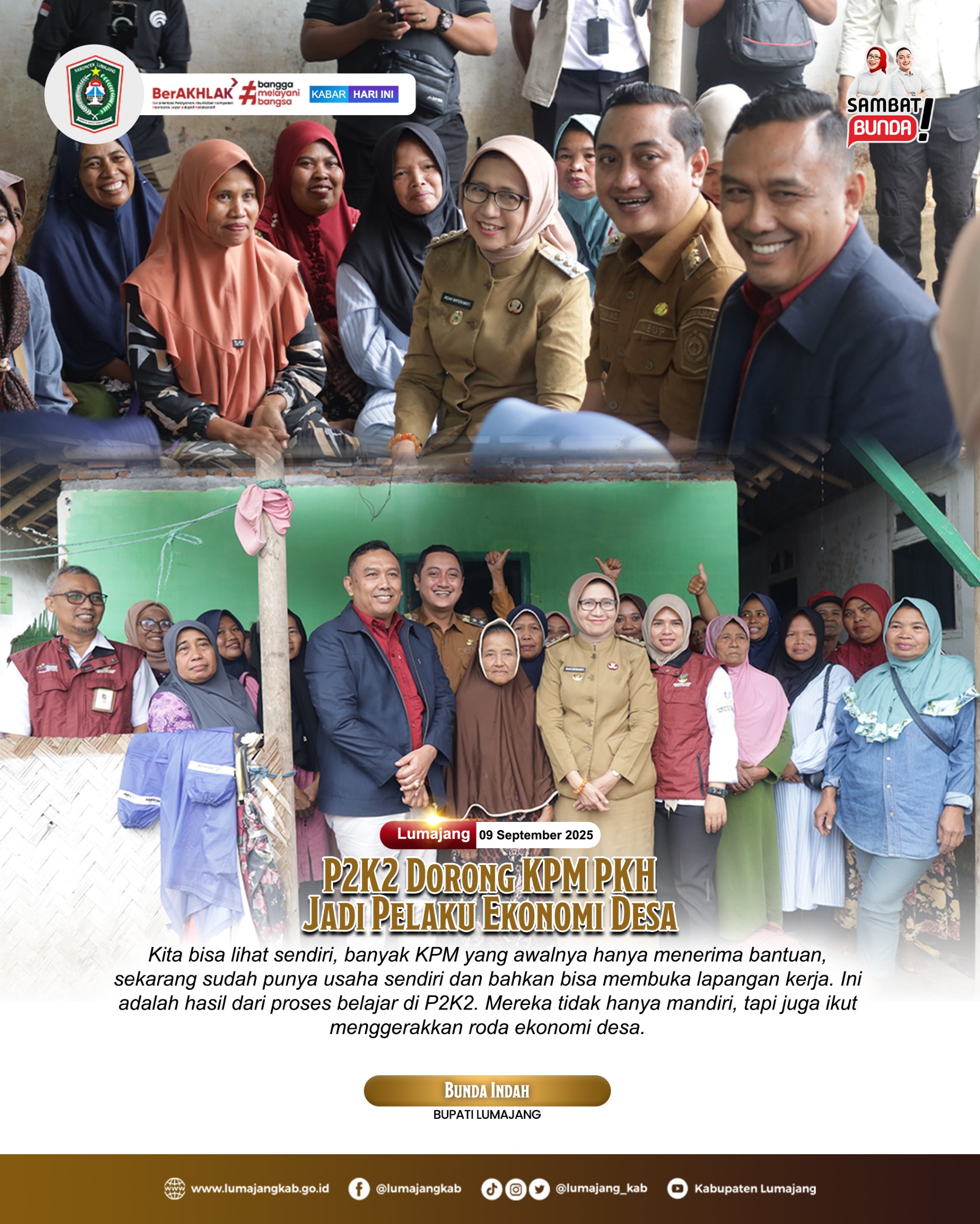 P2K2 Dorong KPM PKH Jadi Pelaku Ekonomi Desa