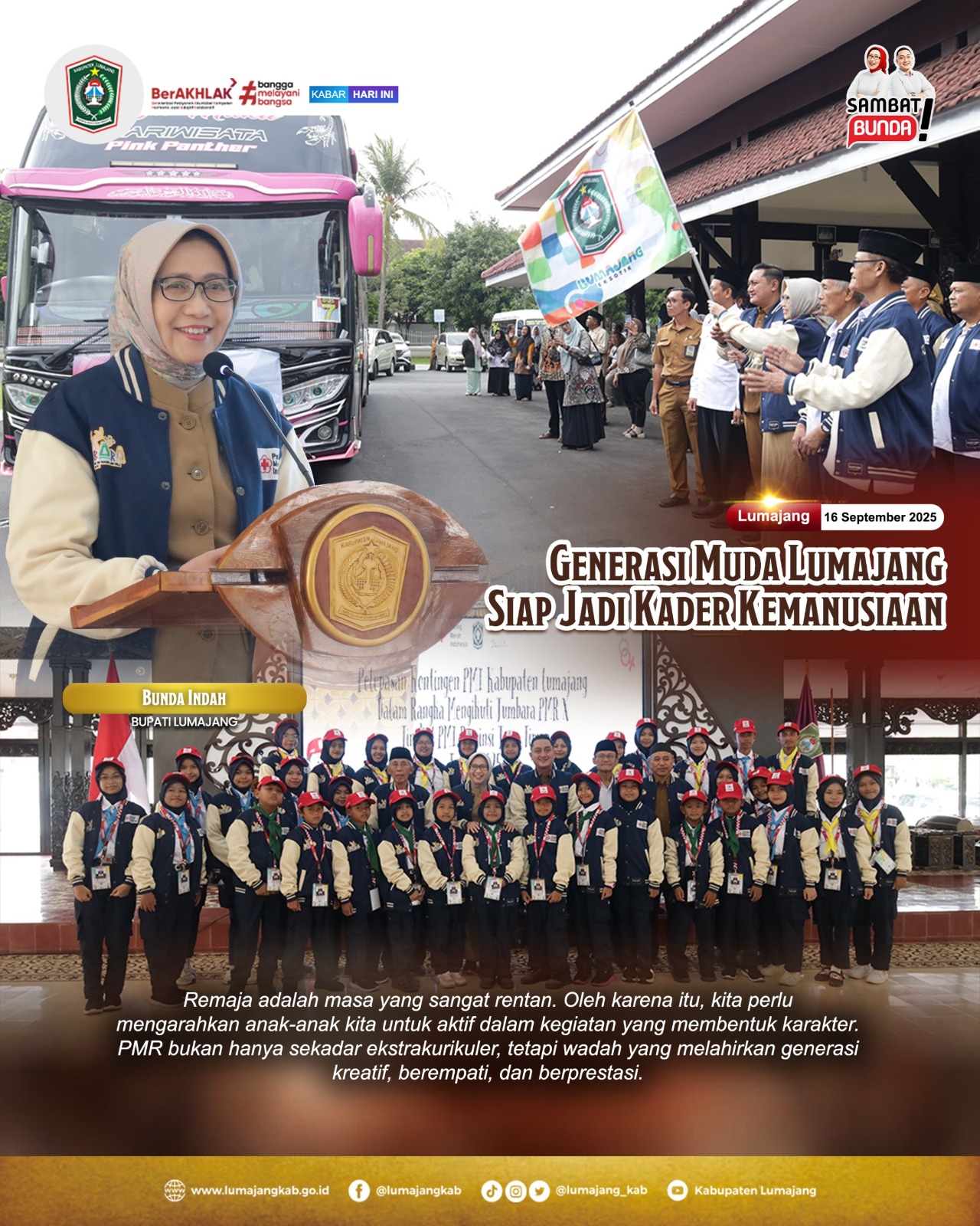 Generasi Muda Lumajang Siap Jadi Kader Kemanusiaan