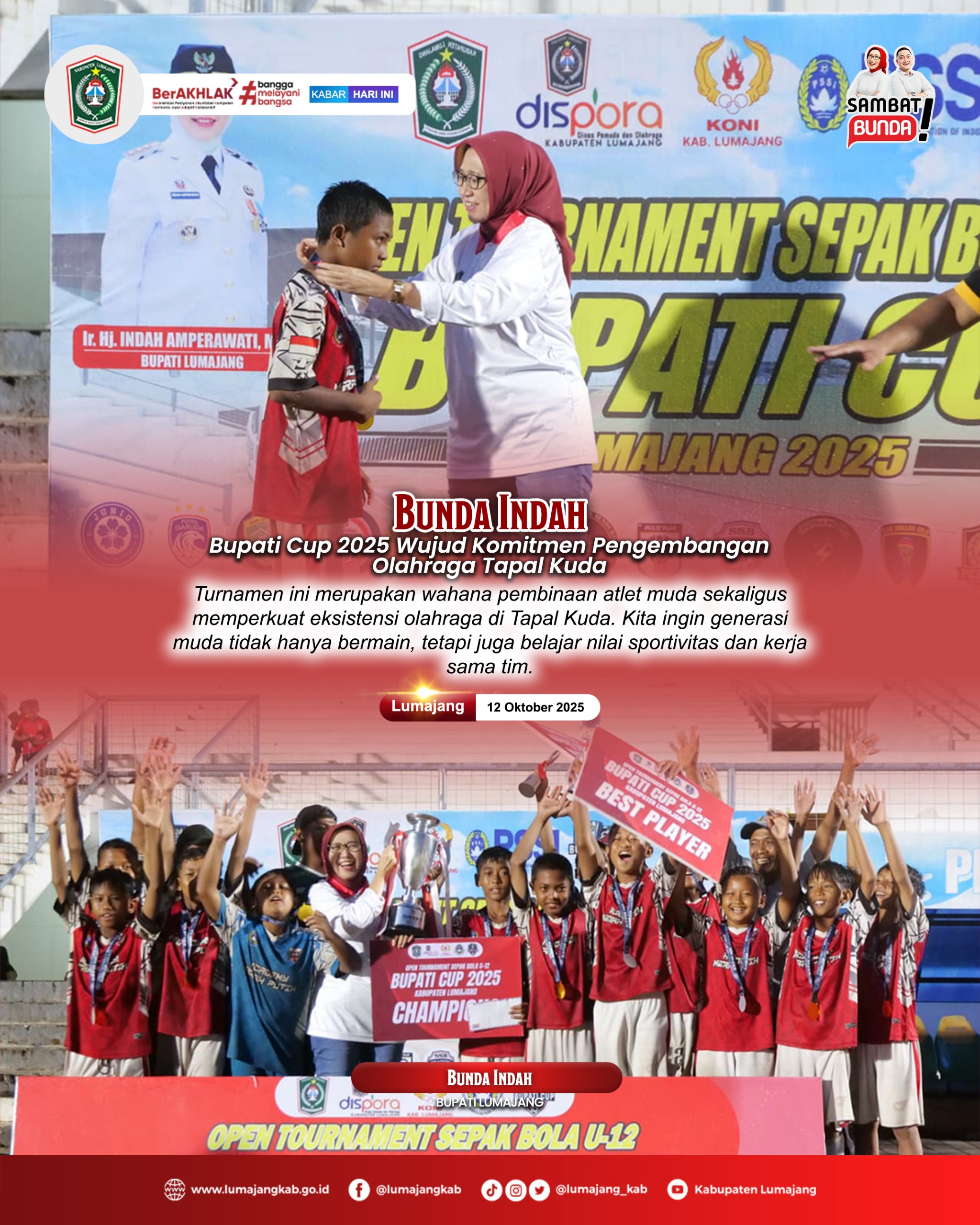 Dari Stadion Semeru, semangat juang anak-anak Tapal Kuda berkobar! ????