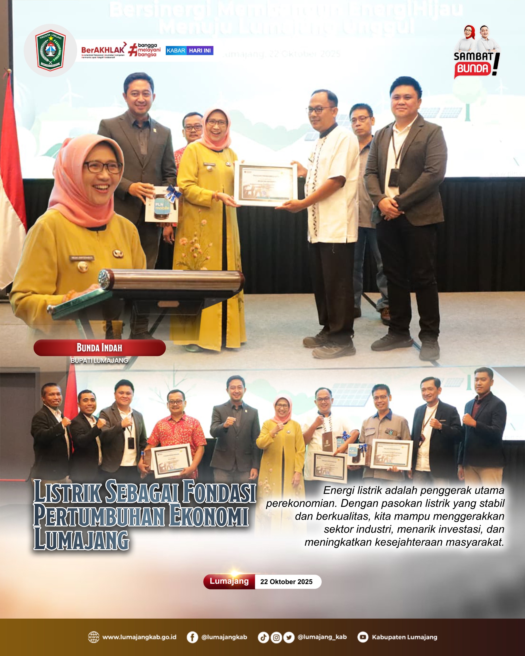 Listrik Jadi Fondasi Ekonomi Lumajang 